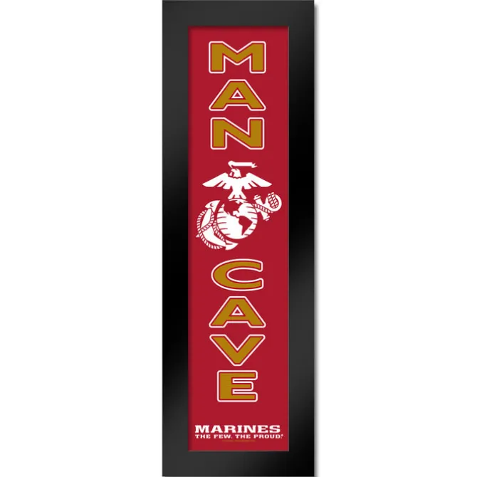 U.S. Marine Corps Man Cave Framed Print