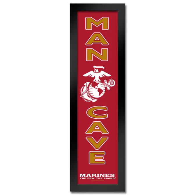 U.S. Marine Corps Man Cave Framed Print