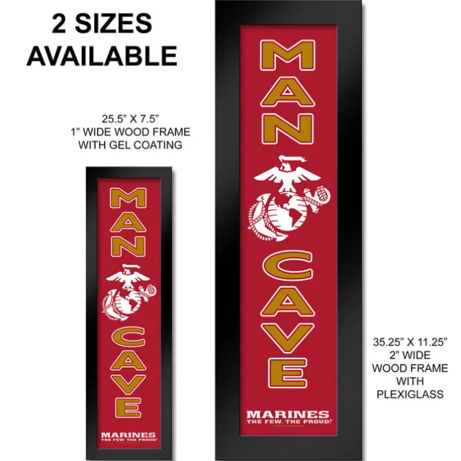 U.S. Marine Corps Man Cave Framed Print