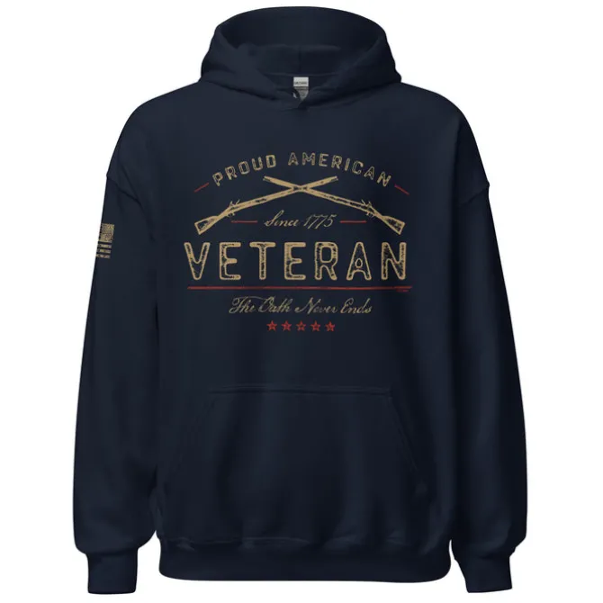 U.S. Military Veteran The Oath Never Ends Unisex Hoodie