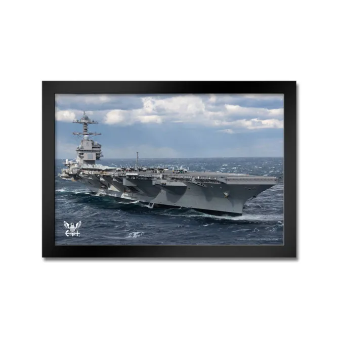 U.S. Navy Aircraft Carrier Framed Print