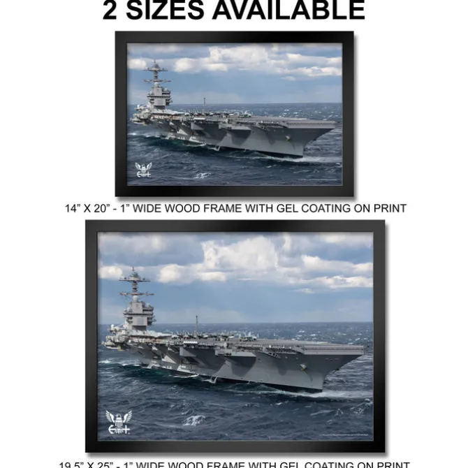 U.S. Navy Aircraft Carrier Framed Print