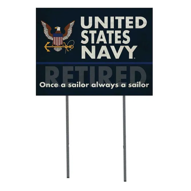 U.S. Navy Always A Sailor 18 x 24 inch Lawn Sign