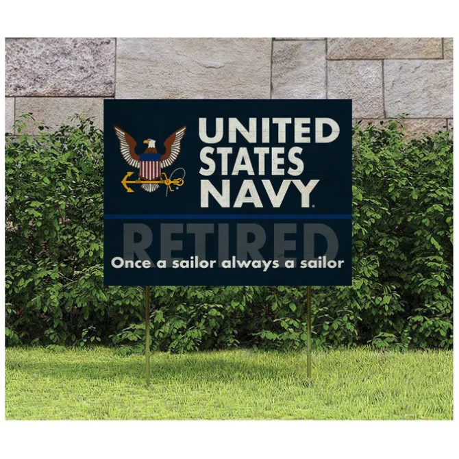 U.S. Navy Always A Sailor 18 x 24 inch Lawn Sign