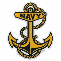 U.S. Navy Anchor Logo Die-Cut Pennant by 7.62 Design - Made in the USA