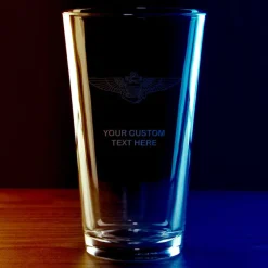 US Navy Aviation Personalized Pint Glass