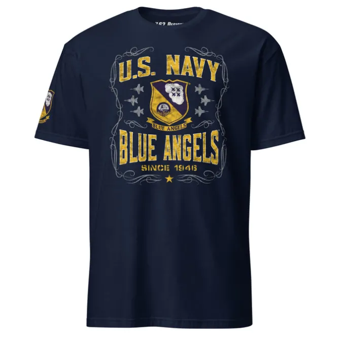 U.S. Navy Blue Angels Filigree T-Shirt