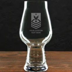 US Navy 'Build Your Glass' Personalized 18.25 oz Luigi Bormioli IPA Beer Glass