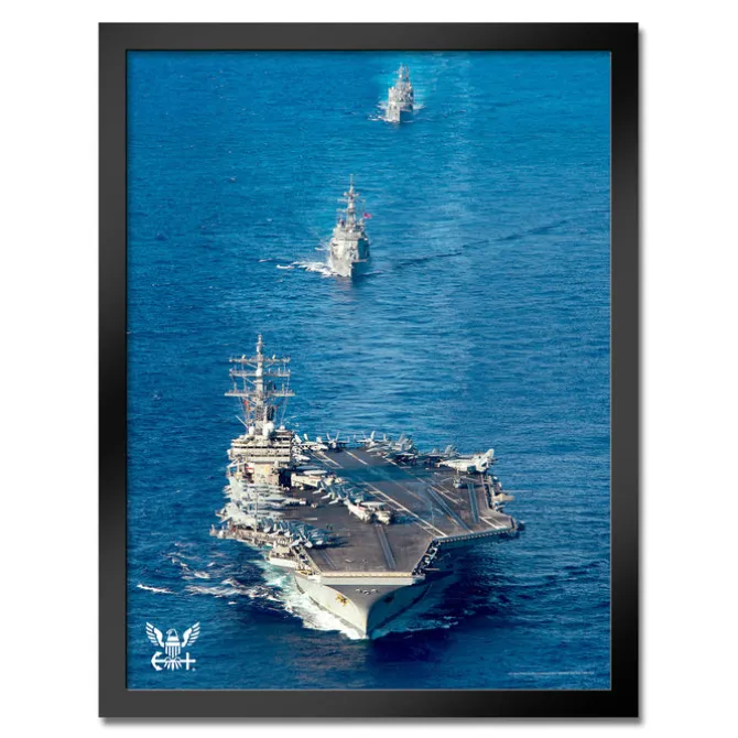 U.S. Navy Carrier Fleet Framed Print