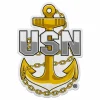 U.S. Navy Chief Petty Officer Die-Cut Pennant by 7.62 Design - Made in the USA