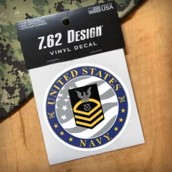 US Navy E-7 Chief Petty Officer 3.5" Decal by 7.62 Design