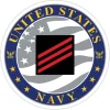 US Navy E-3 Fireman 3.5" Decal by 7.62 Design