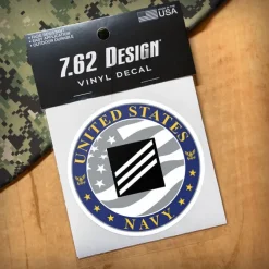 US Navy E-3 Seaman 3.5" Decal by 7.62 Design