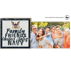 U.S. Navy Family Friends Navy Floating Picture Frame