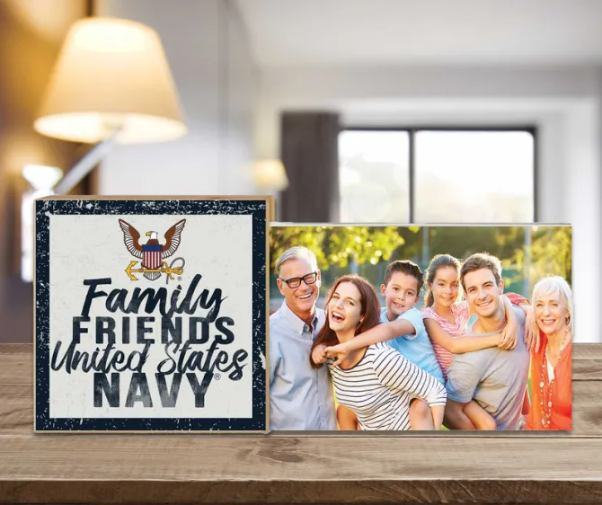 U.S. Navy Family Friends Navy Floating Picture Frame