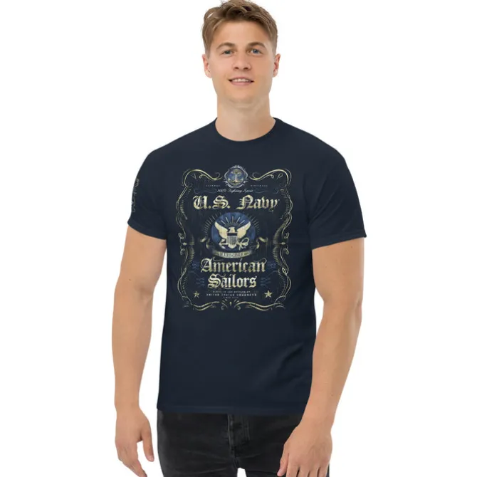 US Navy Fighting Spirit Made To Order Men's Tee