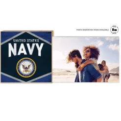 U.S. Navy Floating Picture Frame Retro Diamond