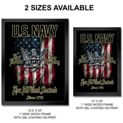 U.S. Navy 'For Those That Served' Framed Print