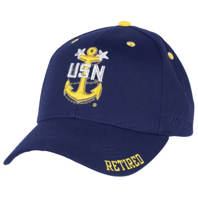 US Navy Hat Retired Master Chief Twill - Officially Licensed