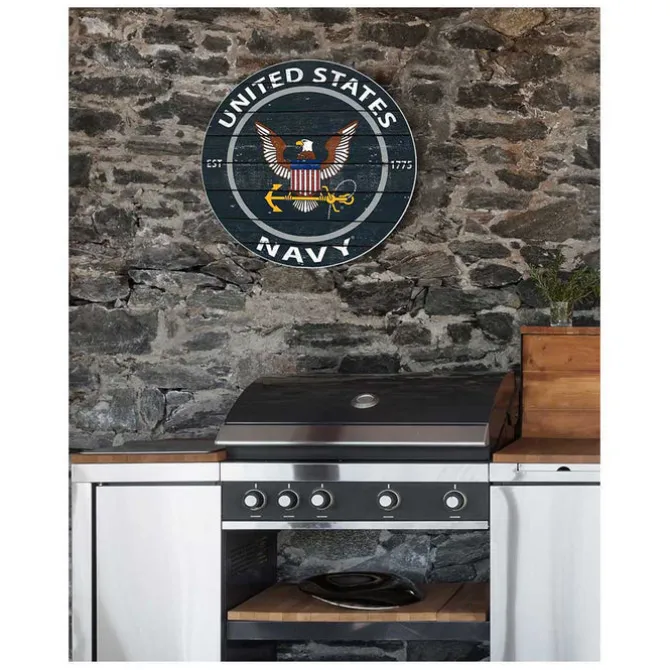 U.S. Navy Logo 20 x 20 inch Indoor/Outdoor PVC Sign - Made In The USA