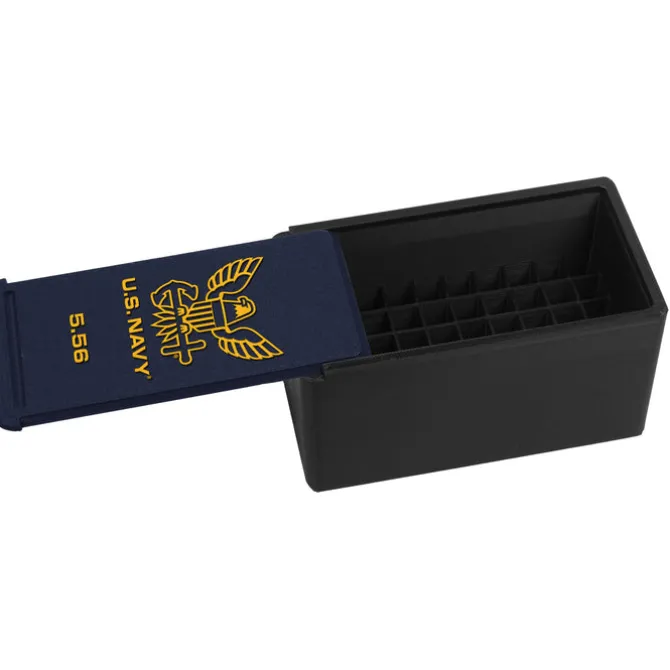 U.S. Navy Logo 3D Printed Storage Boxes - USA Made - Officially Licensed