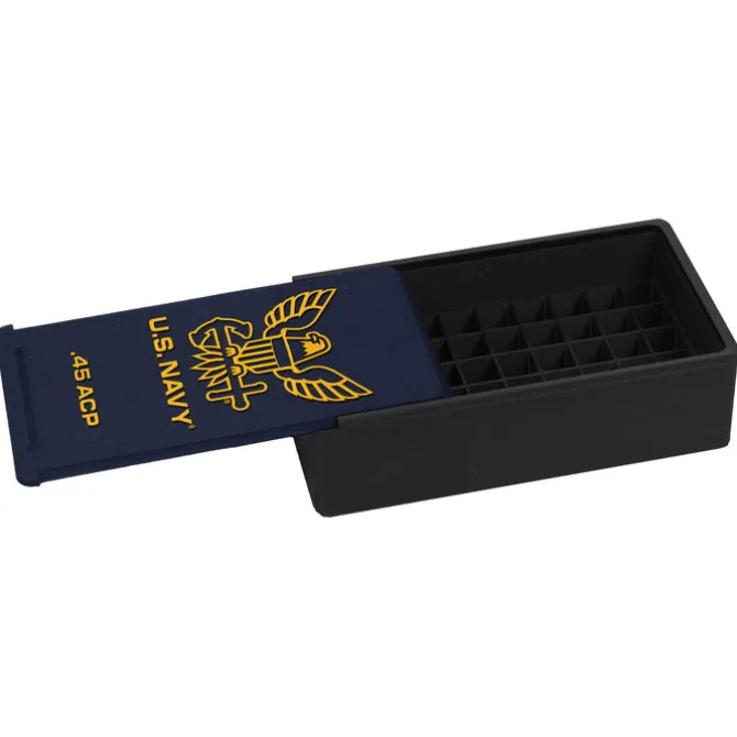 U.S. Navy Logo 3D Printed Storage Boxes - USA Made - Officially Licensed