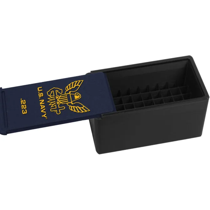 U.S. Navy Logo 3D Printed Storage Boxes - USA Made - Officially Licensed