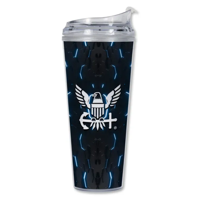 U.S. Navy Logo Plastic Tumbler by 7.62 Design