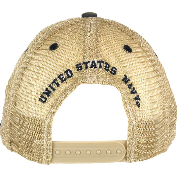 US Navy Logo Vintage Trucker Hat