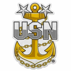 U.S. Navy Master Chief Petty Officer Die-Cut Pennant by 7.62 Design - Made in the USA