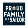 U.S. Navy Proud Family 10 x 10 inch Wood Sign