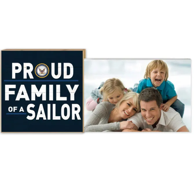 U.S. Navy Proud Family Floating Picture Frame