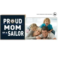 U.S. Navy Proud Mom Floating Picture Frame