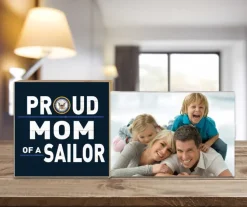 U.S. Navy Proud Mom Floating Picture Frame