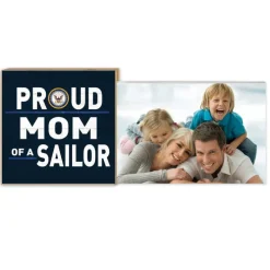 U.S. Navy Proud Mom Floating Picture Frame