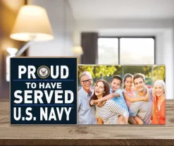 U.S. Navy Proud To Have Served Floating Picture Frame