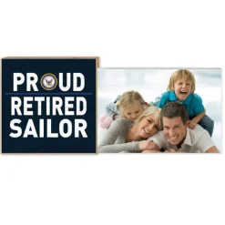 U.S. Navy Retired Floating Picture Frame