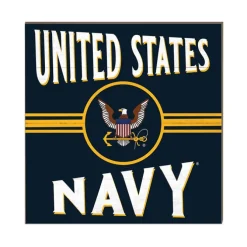 U.S. Navy Retro 10 x 10 inch Wood Sign