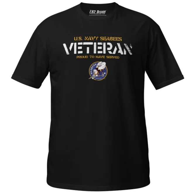 U.S. Navy Seabees Veteran Men's T-Shirt