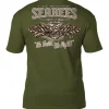 US Navy Seabees 'Vintage' 7.62 Design Battlespace Men's T-Shirt