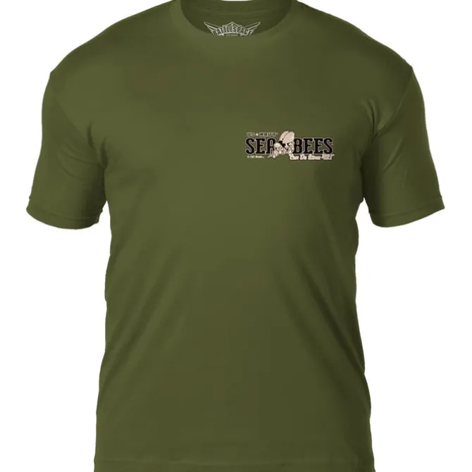 US Navy Seabees 'Vintage' 7.62 Design Battlespace Men's T-Shirt