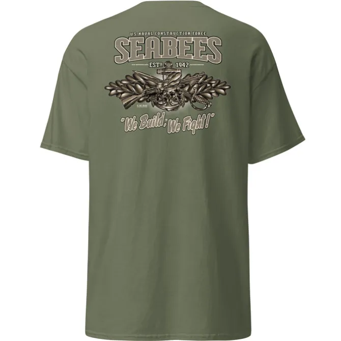 U.S. Navy Seabees Vintage Print-To-Order Tee
