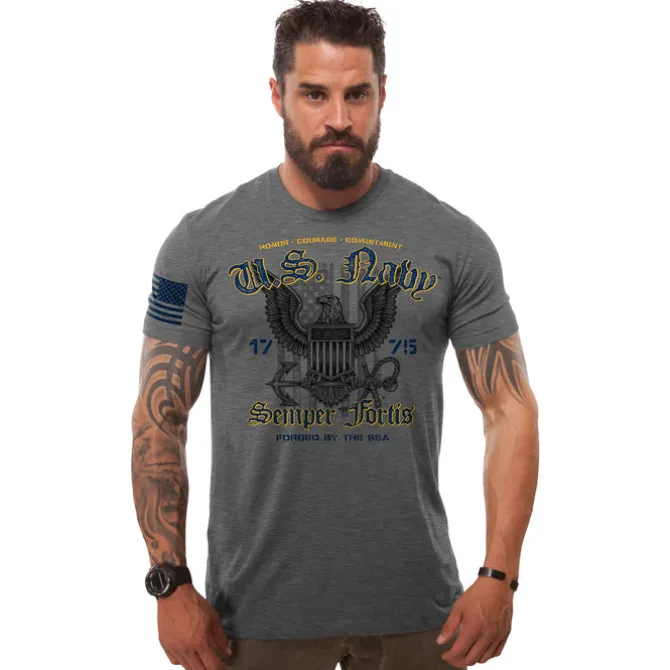 US Navy Semper Fortis 7.62 Design Men's T-Shirt