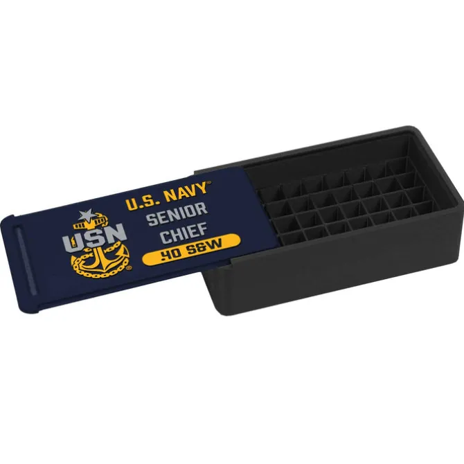 U.S. Navy Senior Chief Petty Officer 3D Printed Storage Boxes - USA Made - Officially Licensed