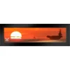 U.S. Navy Sunset Framed Print