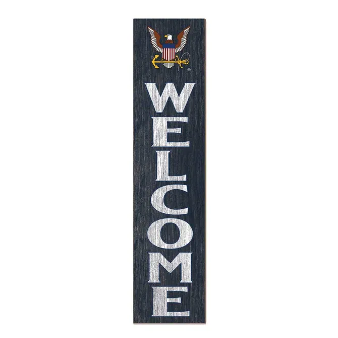 U.S. Navy Welcome 11 x 46 inch Leaner Sign