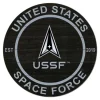 U.S. Space Force Eagle Flag 20 x 20 inch Wood Sign - Made In The USA