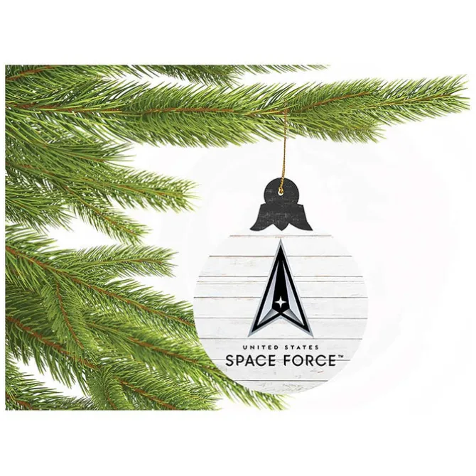 U.S. Space Force Logo Christmas Ornament - Made In The USA