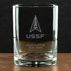 US Space Force 'Pick Your Design' Double Old Fashioned Glass