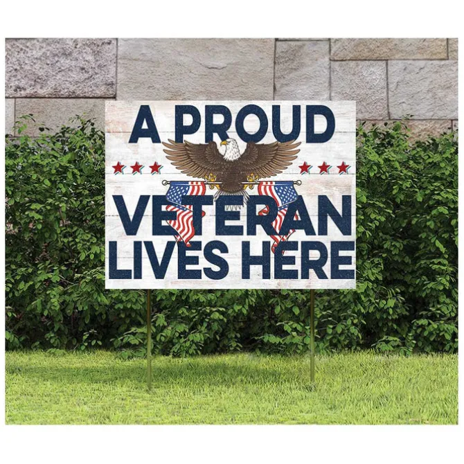 U.S. Veteran Lives Here 18 x 24 inch Lawn Sign